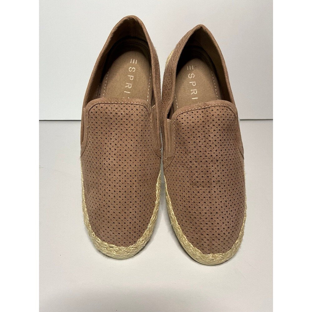Esprit natural blush espadrilles size 8